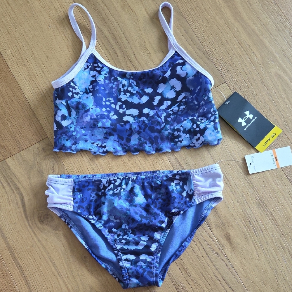 Under Armour Blue and Purple Bikini Set
